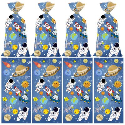 50pcs Cartoon Outer Space Astronaut Theme Party Gift Packing