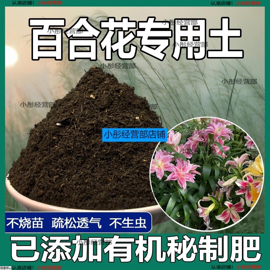 土香水百合花专用营养土营养庭院土壤用品阳台花园养花肥料植物土