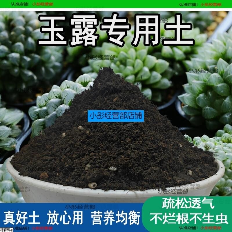 玉露专用土养花通用营养土有机土盆栽土园艺种植土家用土盆景土壤
