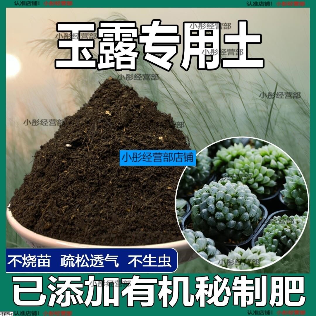 玉露专用土养花通用营养土有机土盆栽土园艺种植土家用土盆景土壤