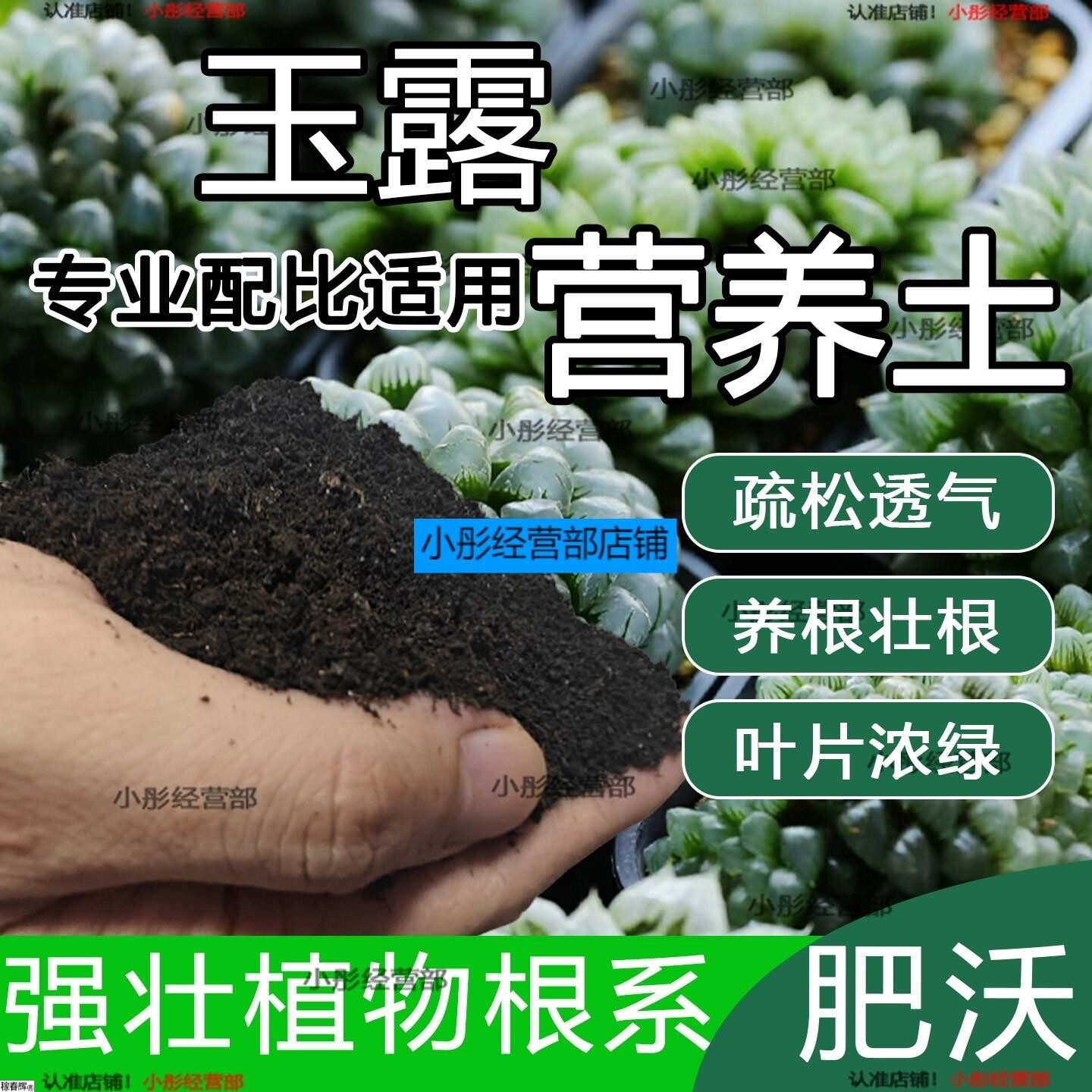 玉露专用土养花通用营养土有机土盆栽土园艺种植土家用土盆景土壤