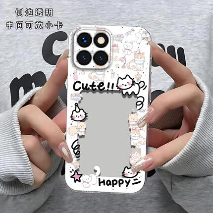 猫相框可放照片适用荣耀畅玩20手机壳畅玩20a镜头全包KOZAL00防摔硅胶软壳高级感20保护套超薄可爱新款手机套
