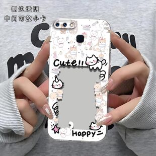 猫相框可放照片适用于vivo X20手机壳x20.镜头全包X20A防摔硅胶软壳高级感vivo保护套超薄可爱小卡新款手机套