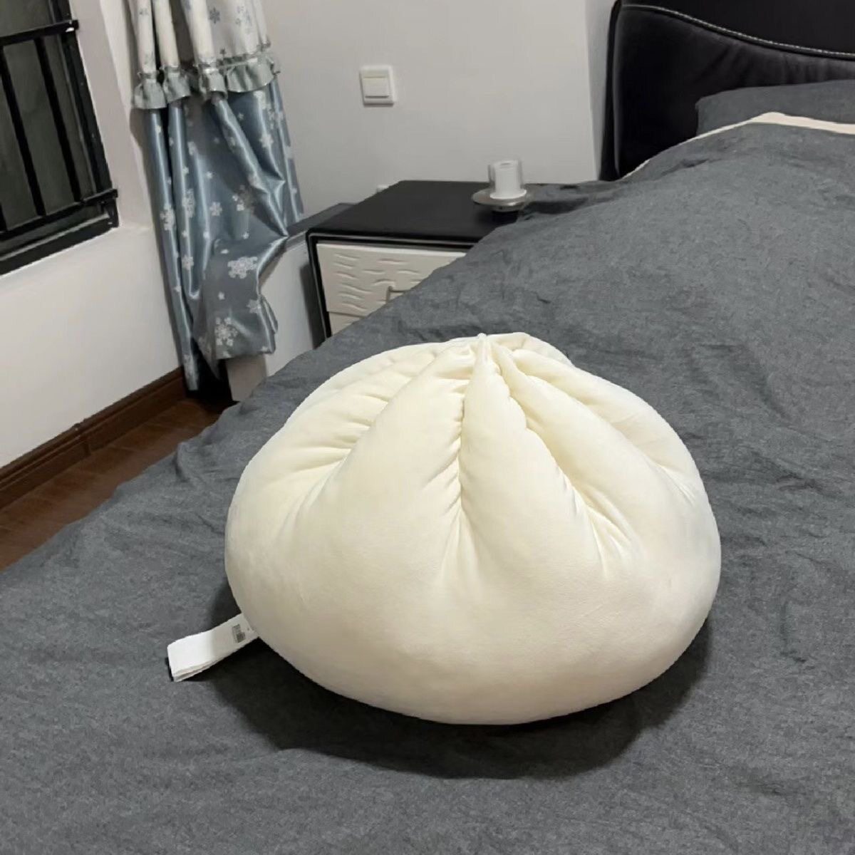 ins风肉包抱枕高颜值小笼包子玩偶卧室沙发宿舍靠枕创意懒人抱枕