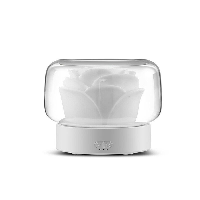 山景花随香薰机超声波家用玫瑰花加湿器空气净化瑜伽房精油香薰