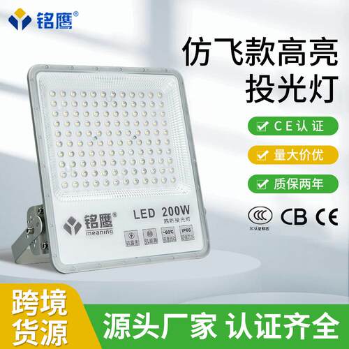 led户外投光灯100W球场投射灯广场公园运动场户外防水投光灯