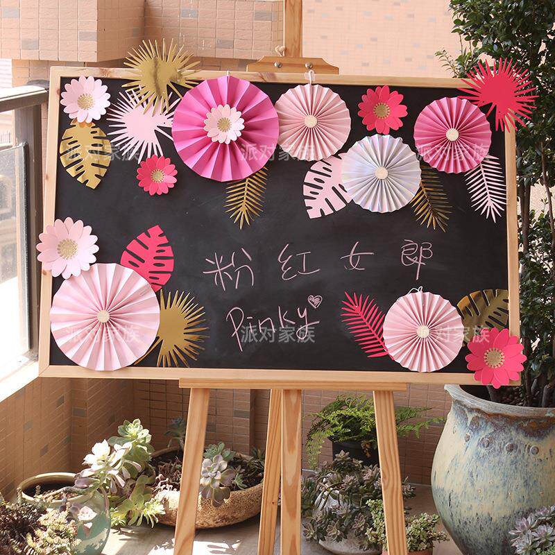 A947学校幼儿园教室环境布置小学装饰小雏菊立体花商铺黑板报橱窗