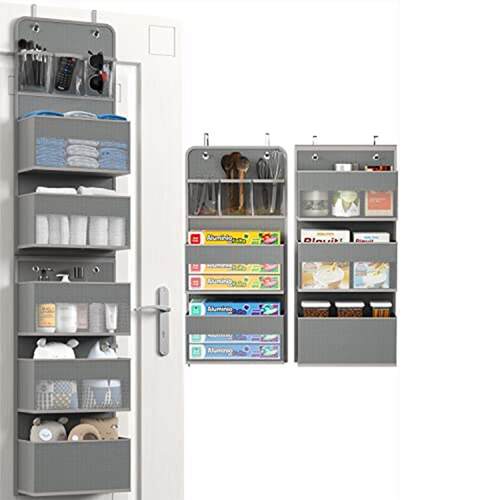 六层拉链组合门后收纳挂手机置物袋悬挂婴儿床内衣挂式收纳储物袋