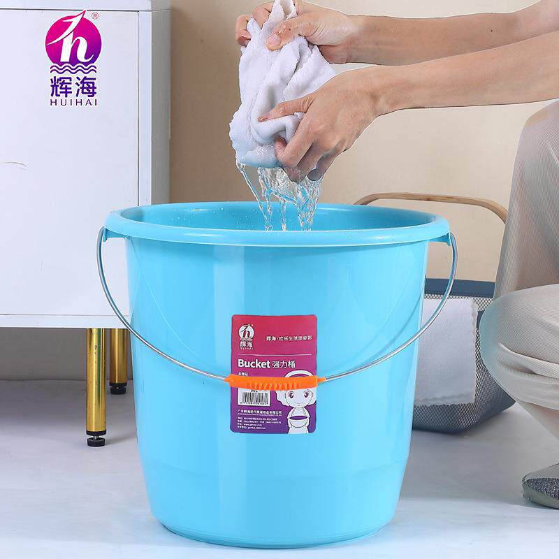 加厚塑料水桶家用多规格卫生间耐摔强力桶学生宿舍洗衣洗澡捅