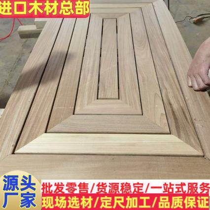 菠萝格原木大口径板材规格料室内外园林古建工程建筑木方