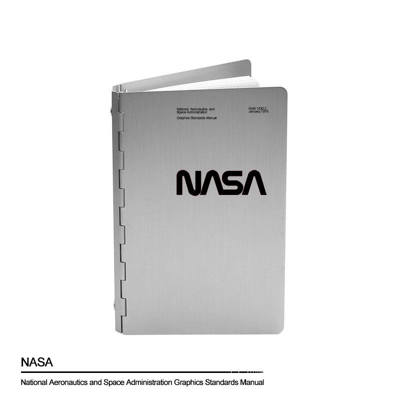 NASA工作会议笔记金属阳极太空氧化铝活页精美笔记本记事本礼盒装
