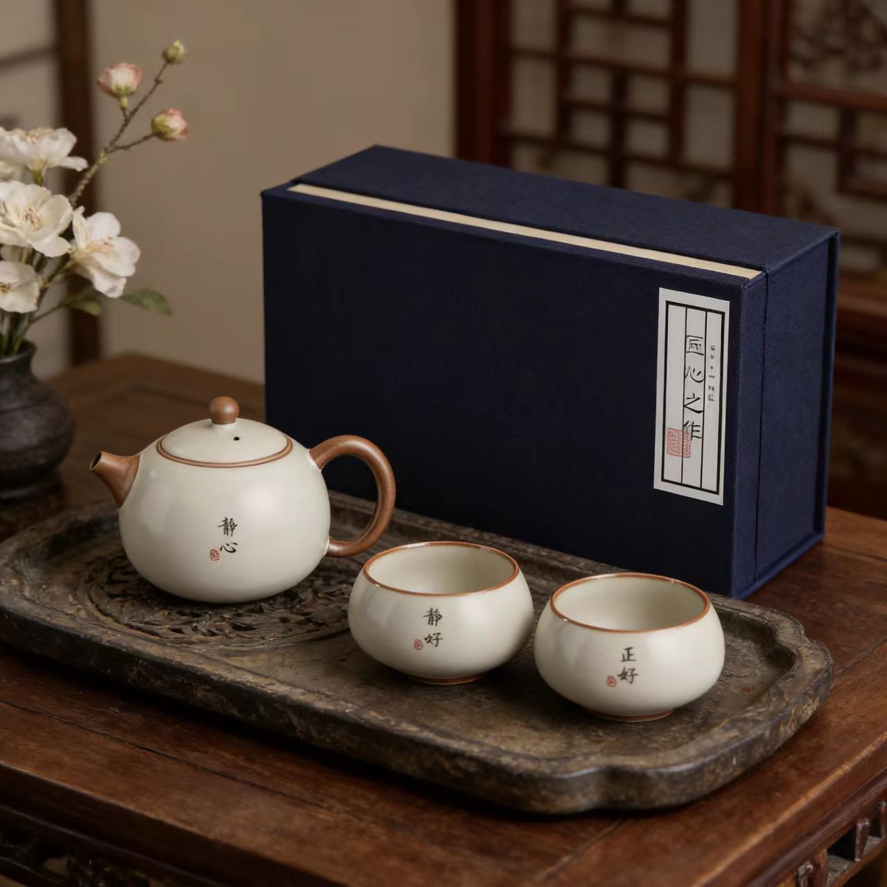 汝窑西施壶开片可养功夫茶具茶壶