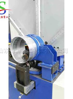 全自动螺旋风筒机 通风管咬缝机Tube coiling machine铁皮卷管机