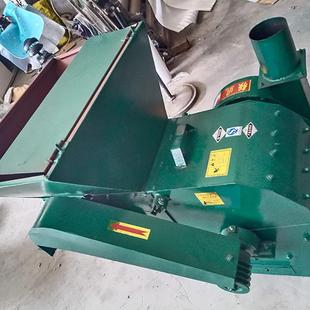 自进料锤片式 新品 粉碎机 芝麻秸秆粉碎机 动力电绞龙沙克龙粉碎机