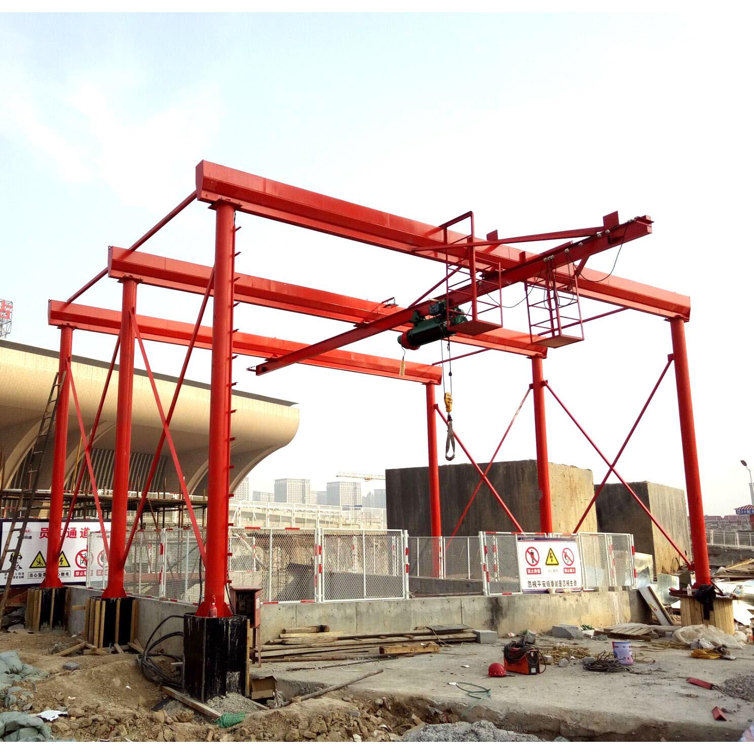 生产制造简易龙门架手推移动龙门架轻小型移动龙门吊架可定做