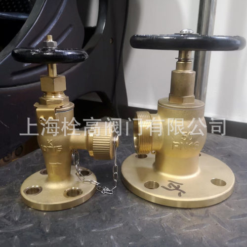 F-7334船用直式皮笼阀 10K日标铜船用皮笼阀 外螺纹内螺纹皮笼阀