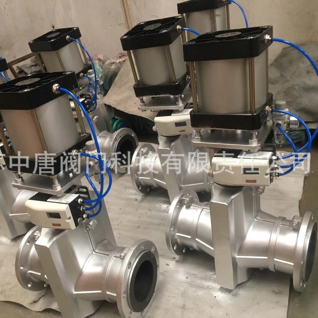 GJ641J-6V电动铝合金胶管阀 气动管夹阀 铝合金法兰胶管阀 气囊阀图片