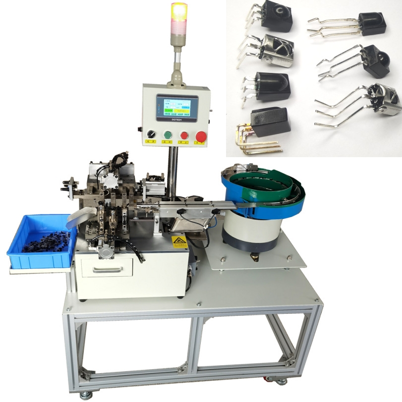 红外接收头成型机 IR接收器折弯机 接收头弯脚机 接收管折弯机