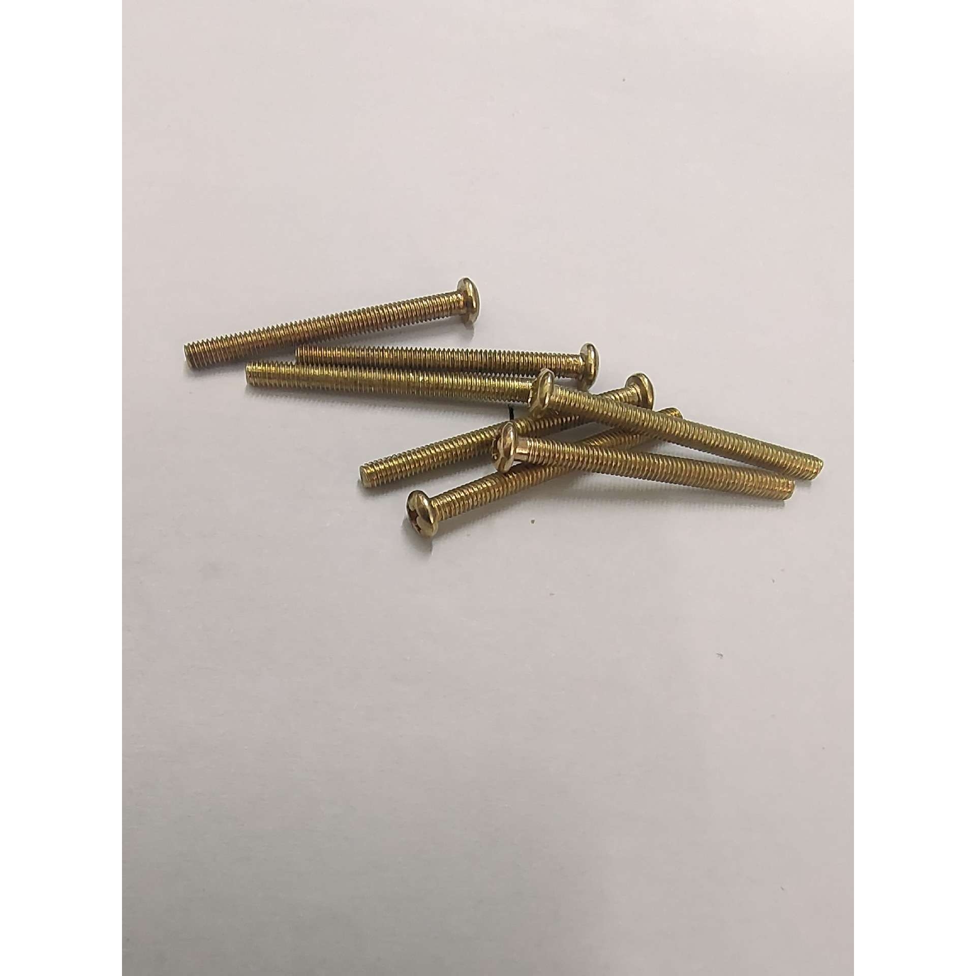 十字槽机螺钉 铁 镀铜