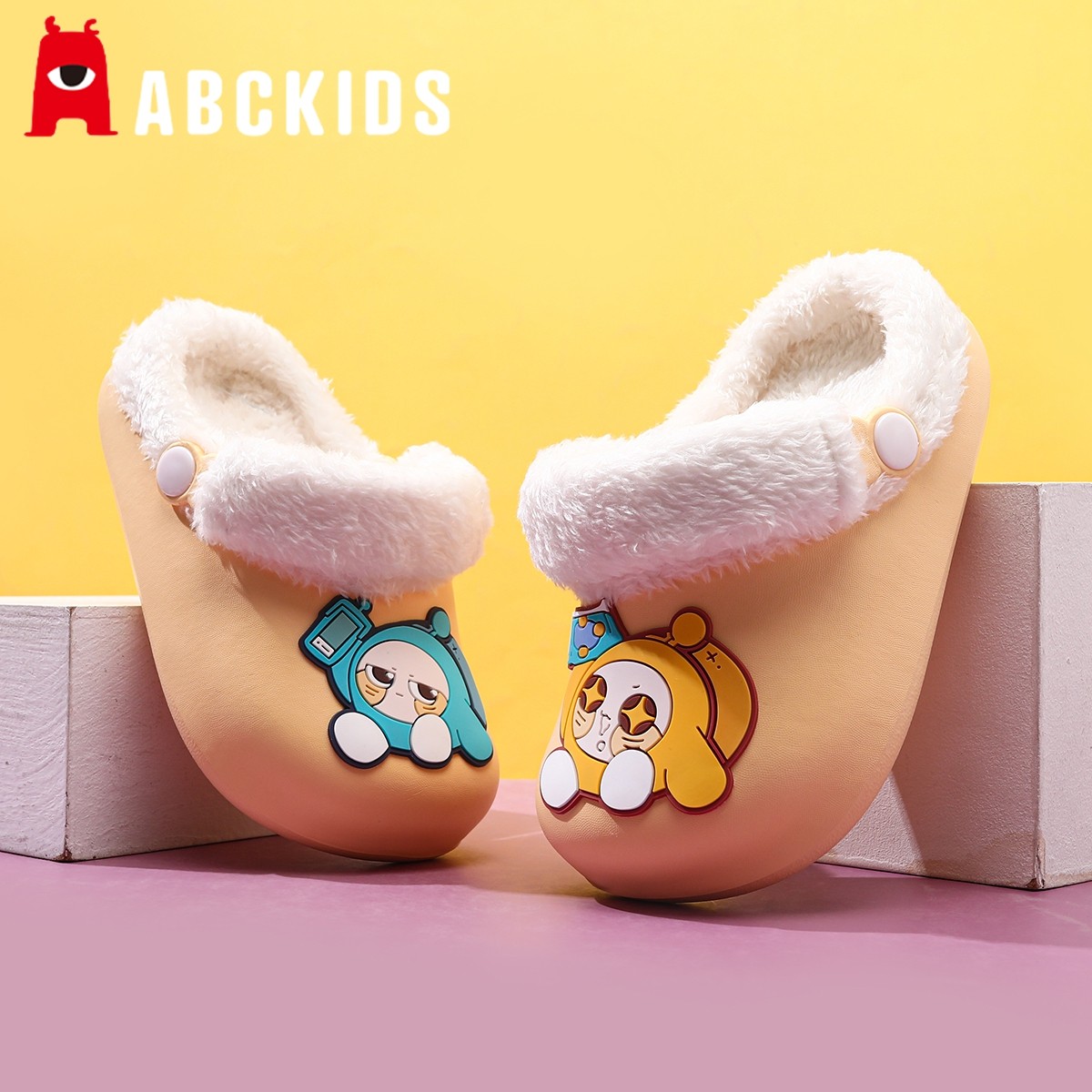 2025冬季新款儿童棉拖鞋宝宝棉鞋