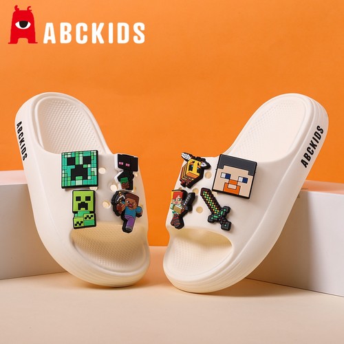 abckids俺の世界儿童拖鞋男童2025夏季新款室内防滑软底男孩凉拖
