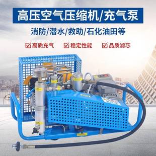 消防空气呼吸器充气泵高压打气泵空气压缩机30mpa 厂家供应正压式