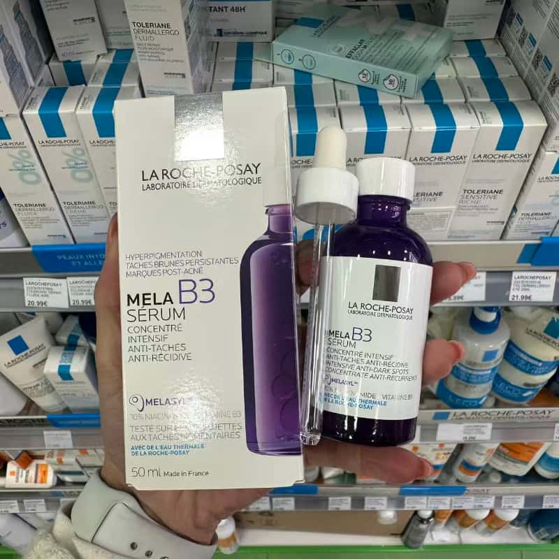 巴黎BC直邮理肤泉MelaB3精华50ml烟酰胺提亮肤色强韧肌肤