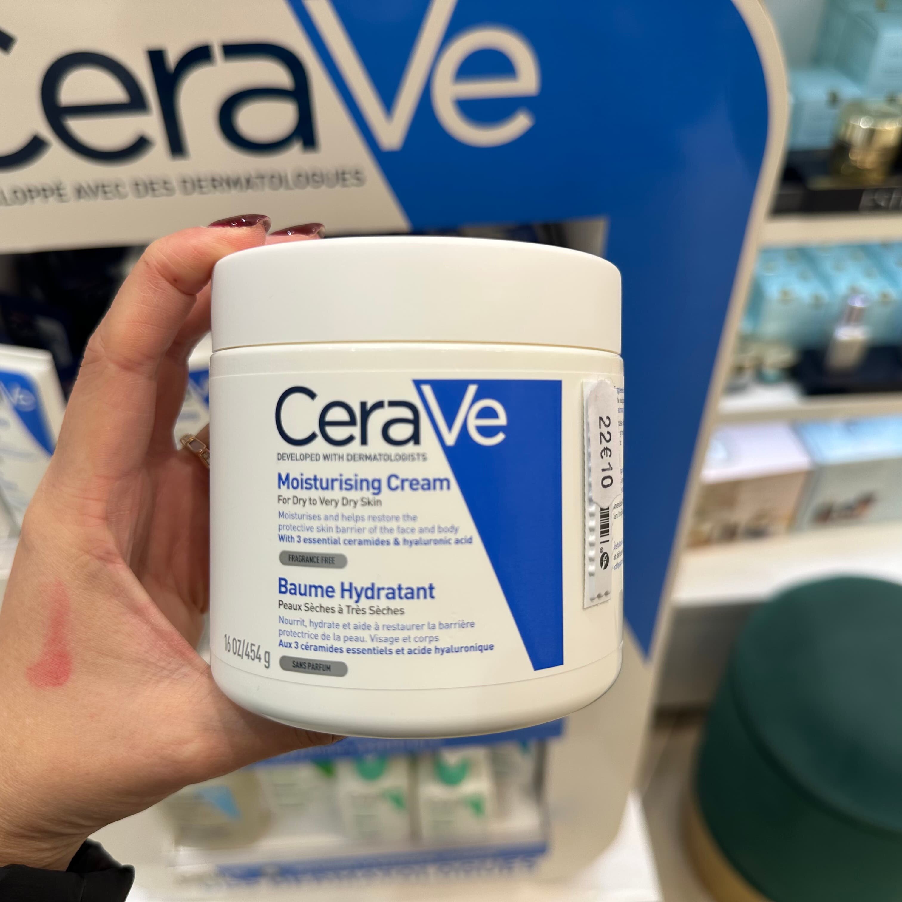 巴黎BC直邮CeraVe适乐肤C霜454g全天候保湿润肤霜滋润修护面霜