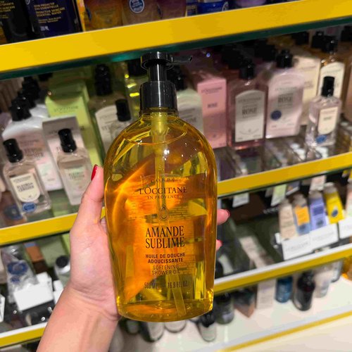 巴黎BC直邮L'OCCITANE欧舒丹杏仁甜扁桃沐浴油露500ml