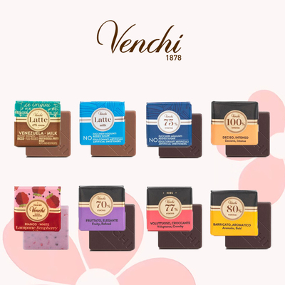 意大利进口零食Venchi闻绮蔓越莓牛奶70%可可碎黑巧无糖巧克力片