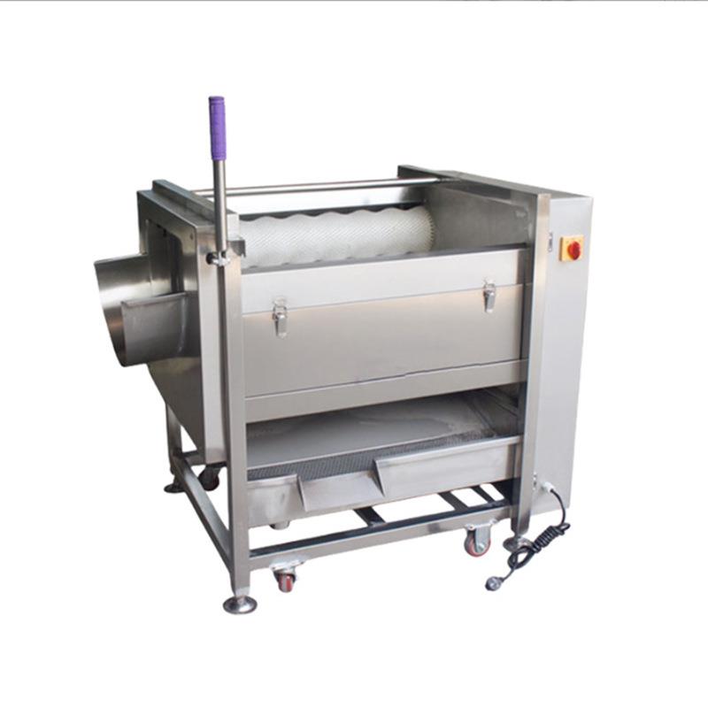 地瓜番薯毛刷清洗去皮机不锈钢瓜果加工设备根茎类果蔬自动脱皮机