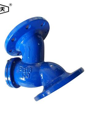 沪天阀门Y型法兰过滤器GL41H型过滤器DN100不锈钢网过滤器