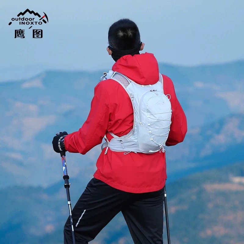 inoxto越野跑步背包超轻专业户外徒步轻量登山包轻便水袋包
