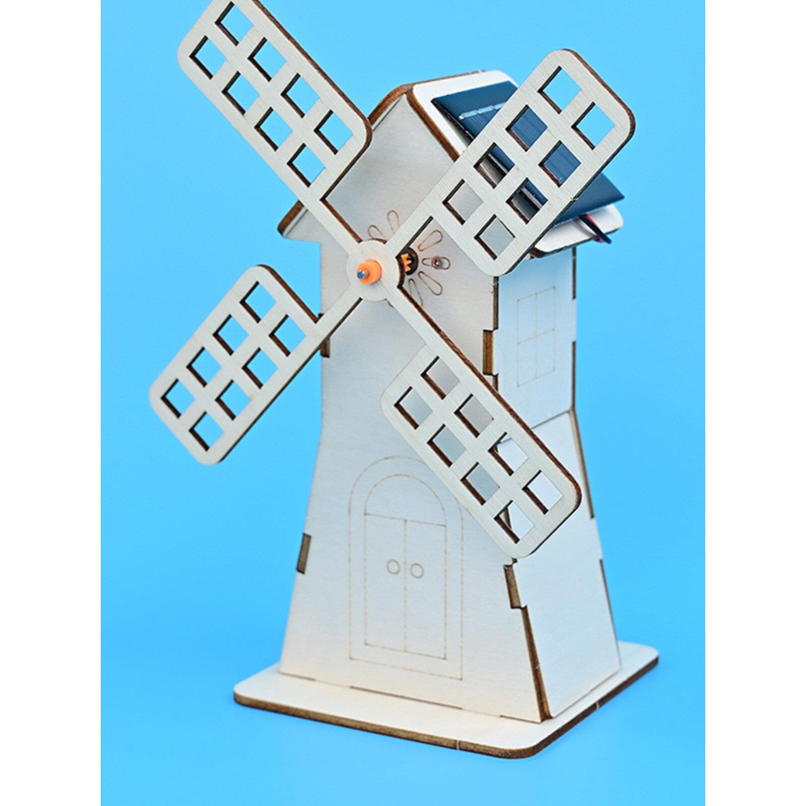 太阳能荷兰风车儿童科学实验创客教具科技小制作小发明材料包推荐