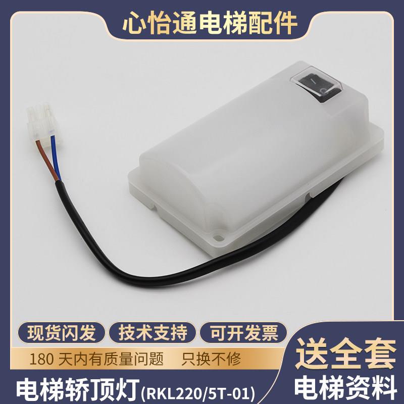 德凌井道照明灯RKL220/5T-01电梯轿顶照明灯通用型固定式灯具5W