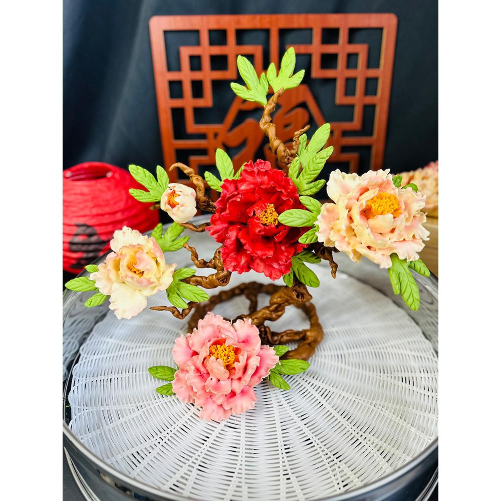 陆子明老师 康乃馨牡丹花馒头模具中式花饽饽模具花样造型工具DIY