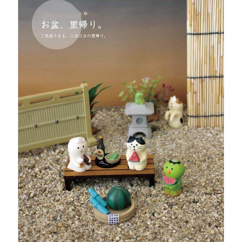 日式猫ZAKKA杂货幽灵河童鲷鱼猫摆拍道具拍照桌面摆件
