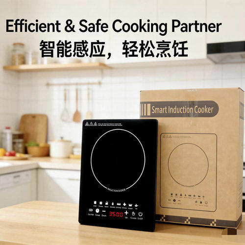 外贸嵌入式电磁炉家用大功率电池炉超薄商用美规110V小型