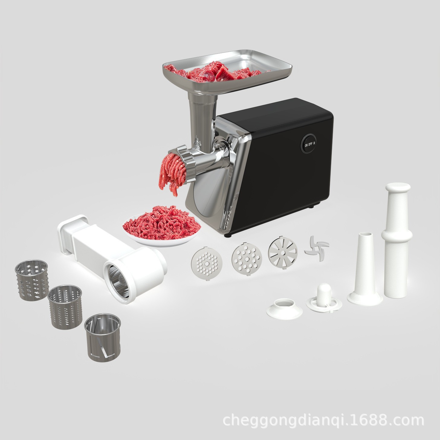 出口110V220V伏绞肉机 灌香肠机 Meat Grinder 电动绞肉机切菜器