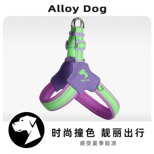 AlloyDog高颜值狗狗牵引绳胸背带