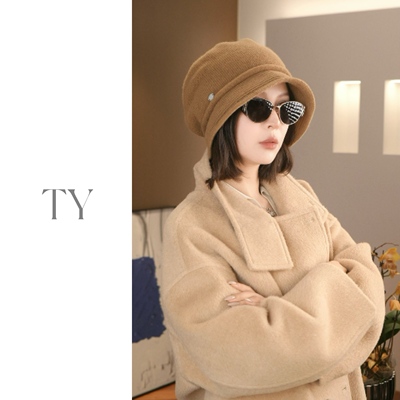 【太一帽社】羊绒抽绳设计堆堆帽