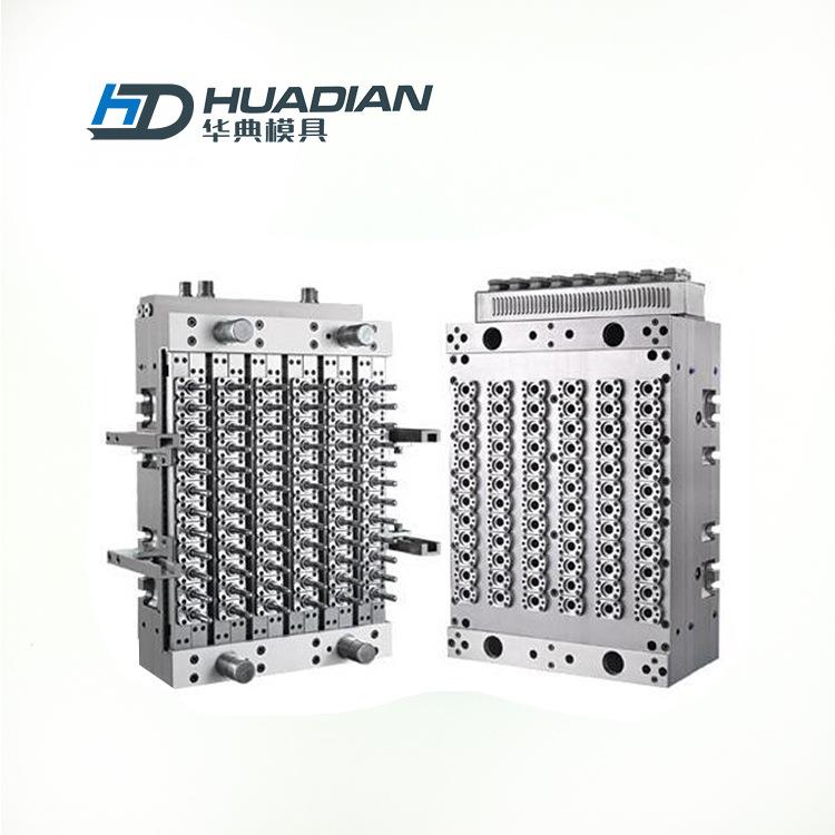 厂家直销pet瓶胚盖模具48腔针阀式结构瓶胚模具耐高温吹瓶模具