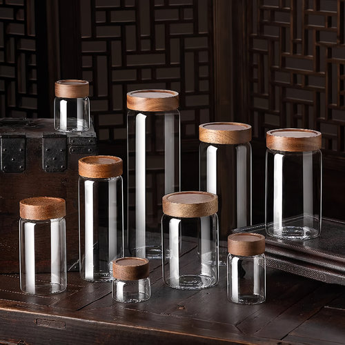 高硼硅玻璃茶叶罐密封罐