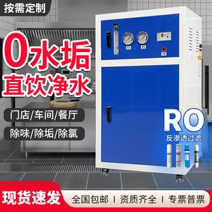 净水器商业用机大流量ro反渗透直饮机公司餐饮店奶茶店超纯水设备