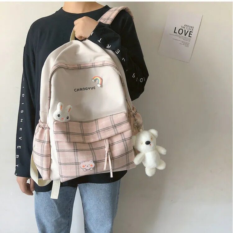 ins森系小清新高中书包女学生双肩包