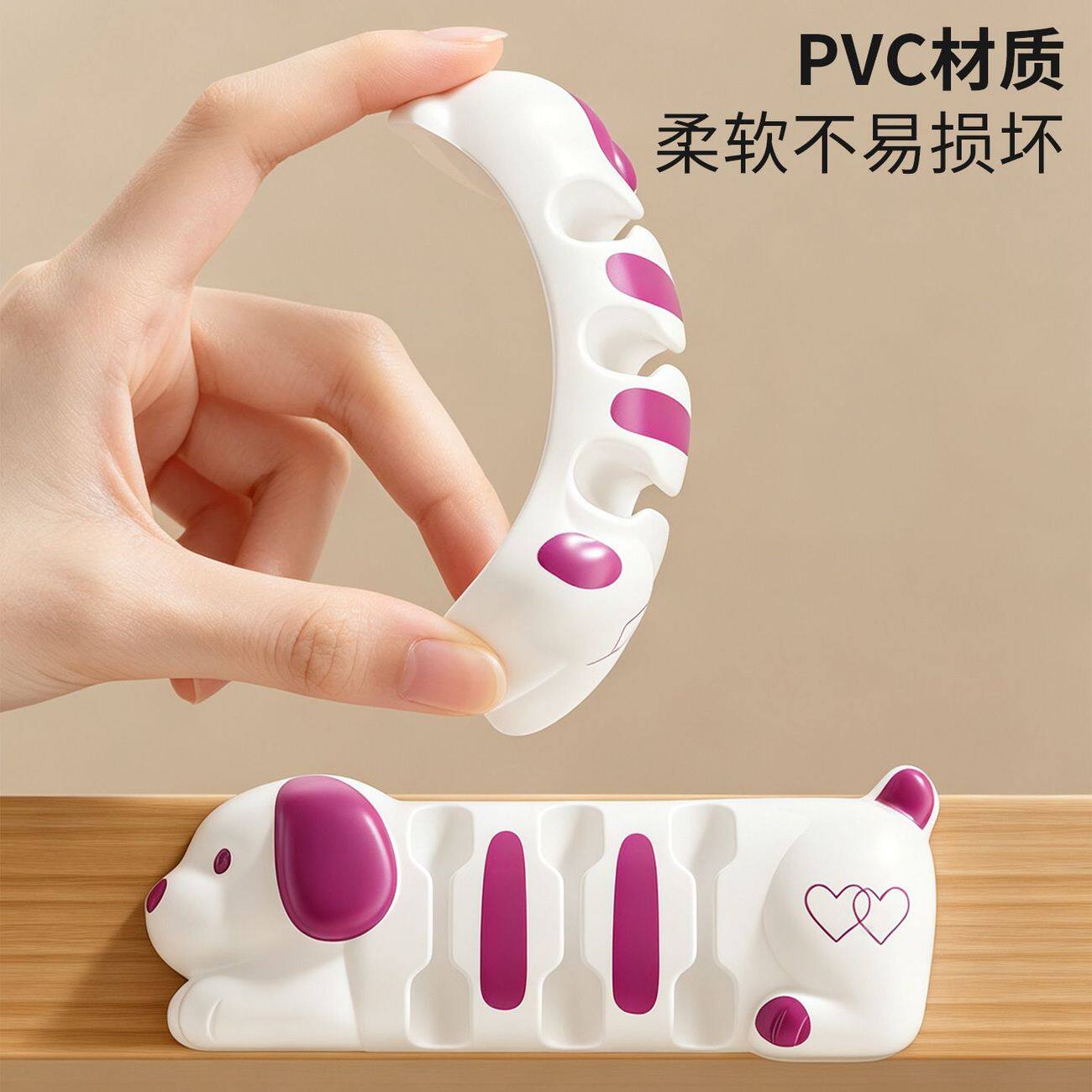 宿舍桌面粘贴理线器数据线收纳