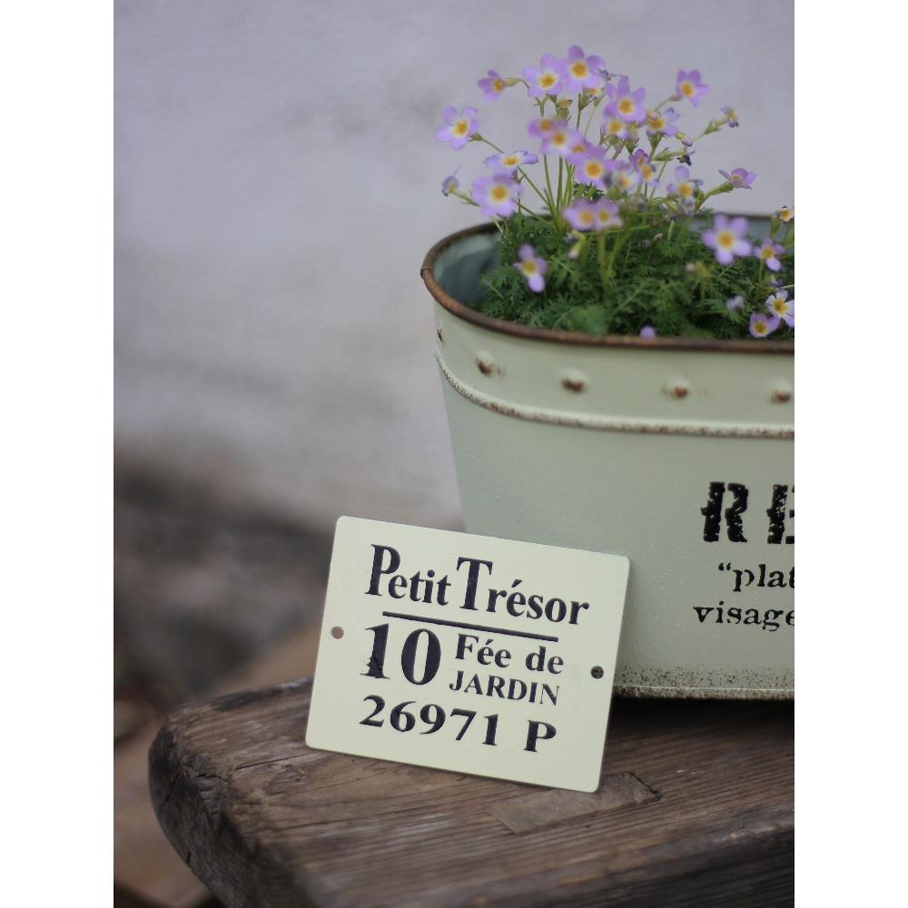 日系Zakka杂货铁艺做旧花盆装饰小插件标签吊牌插牌花插随单包邮