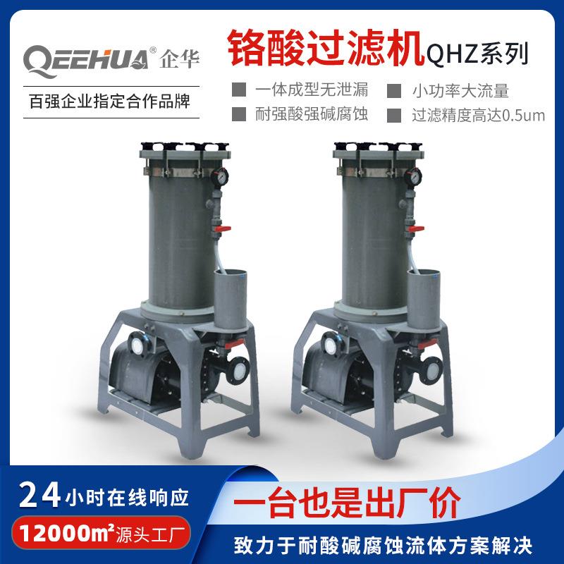 化工选矿电泳电解电镀镀铜铬镍涂装精密耐酸碱药液PVC铬酸过滤机