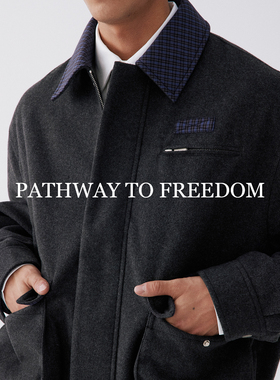 PTOFF【90白鹅绒+绵羊毛】高级感老钱风夹克通勤保暖休闲羽绒服