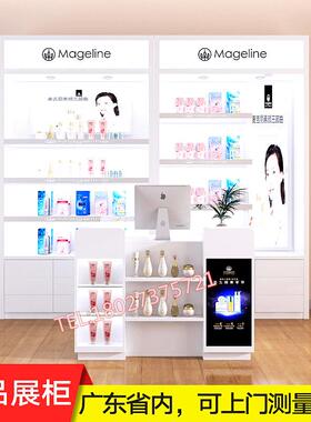 烤漆化妆店品展示柜展木纹饰面柜货柜陈列柜美容hzp0516院子母婴
